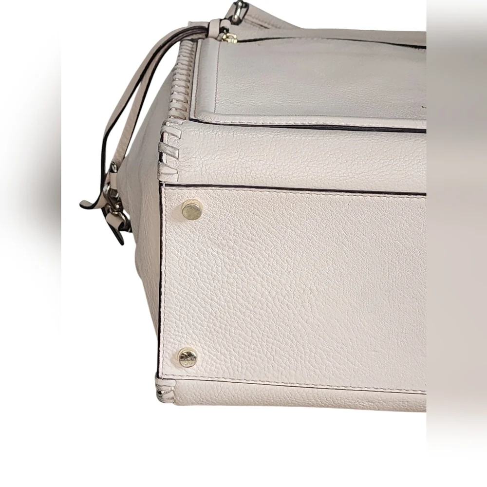 KATE SPADE Ashby place abbot satchel bag, cream/pale pink, crossbody/handbag